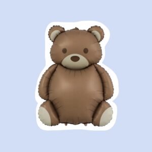 Фигура, Мишка, Коричневый, 89см