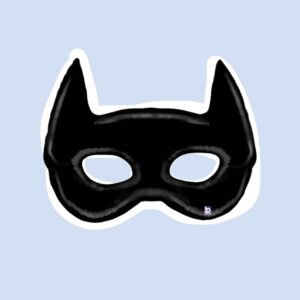 Фигура, Маска Бэтмен,Черный, 91 см