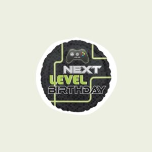 Шар фольгированный, Круг, Next level, Следующий уровень, 45 см